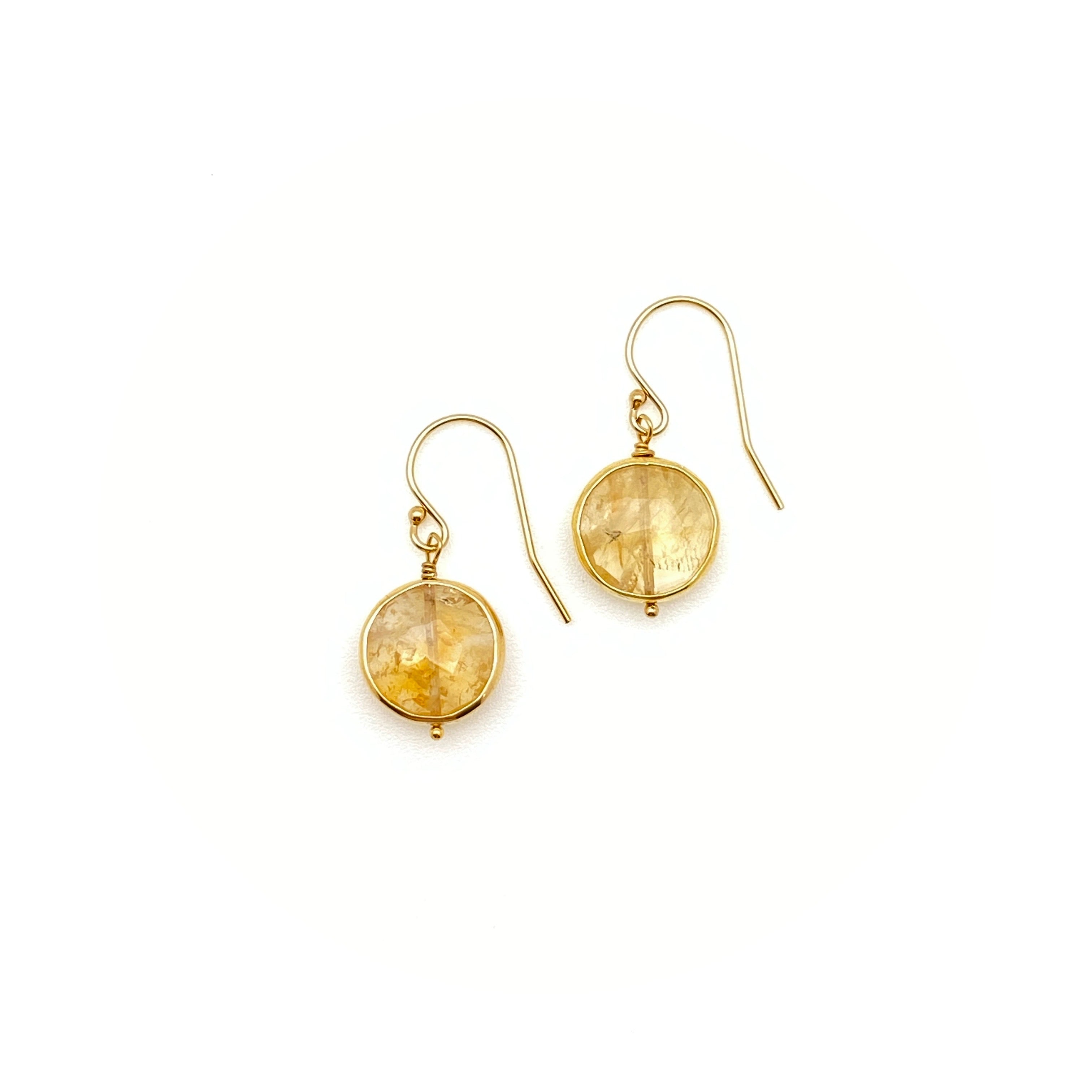 Kristen Earrings - Citrine