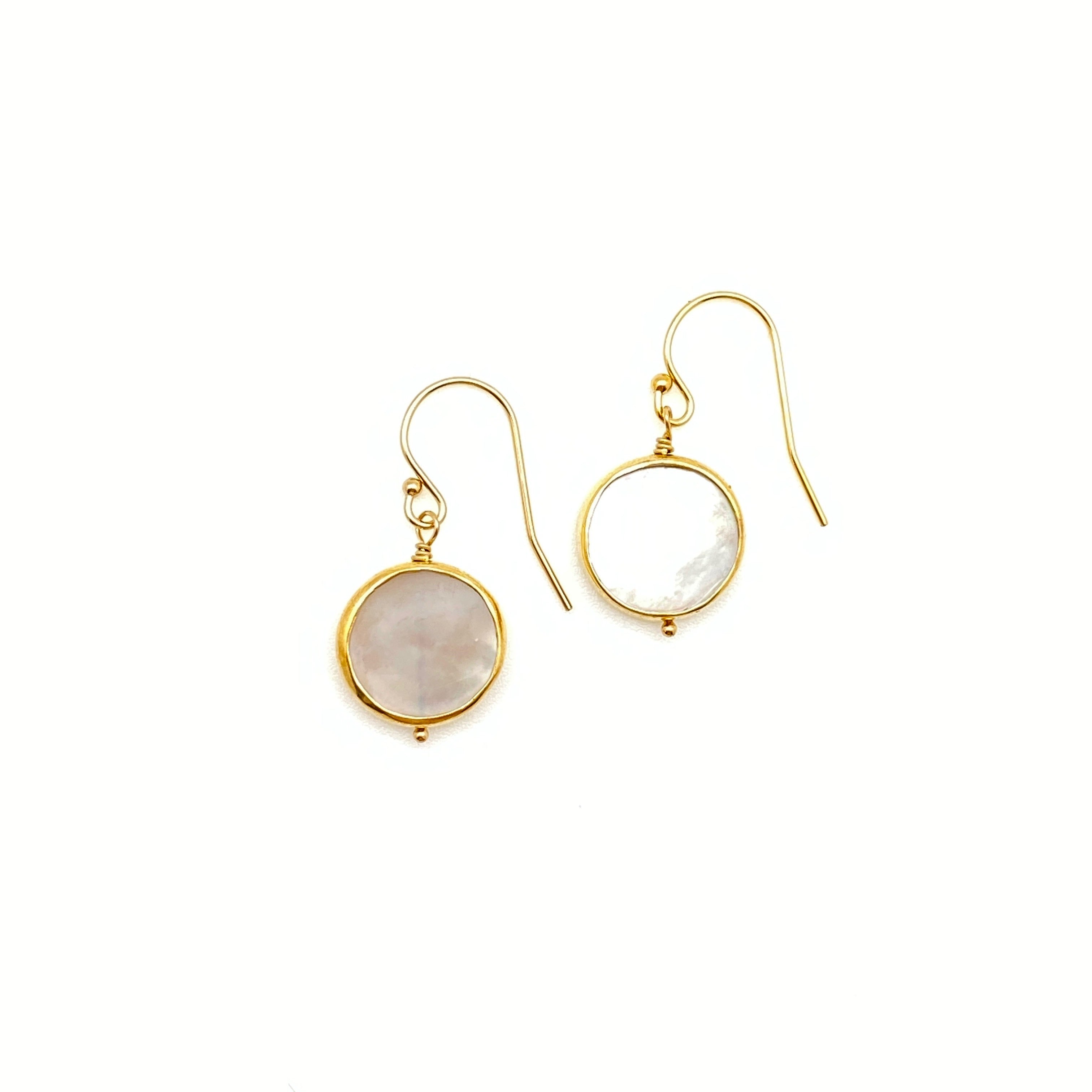 Kristen Earrings - Mother of Pearl