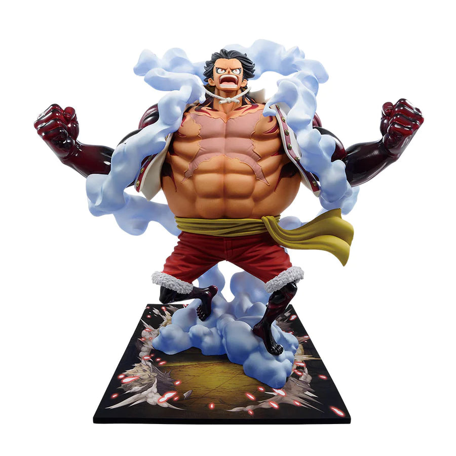 Bandai Ichibansho One Piece Dynamism Of Ha Monkey D. Luffy Action Figure Red