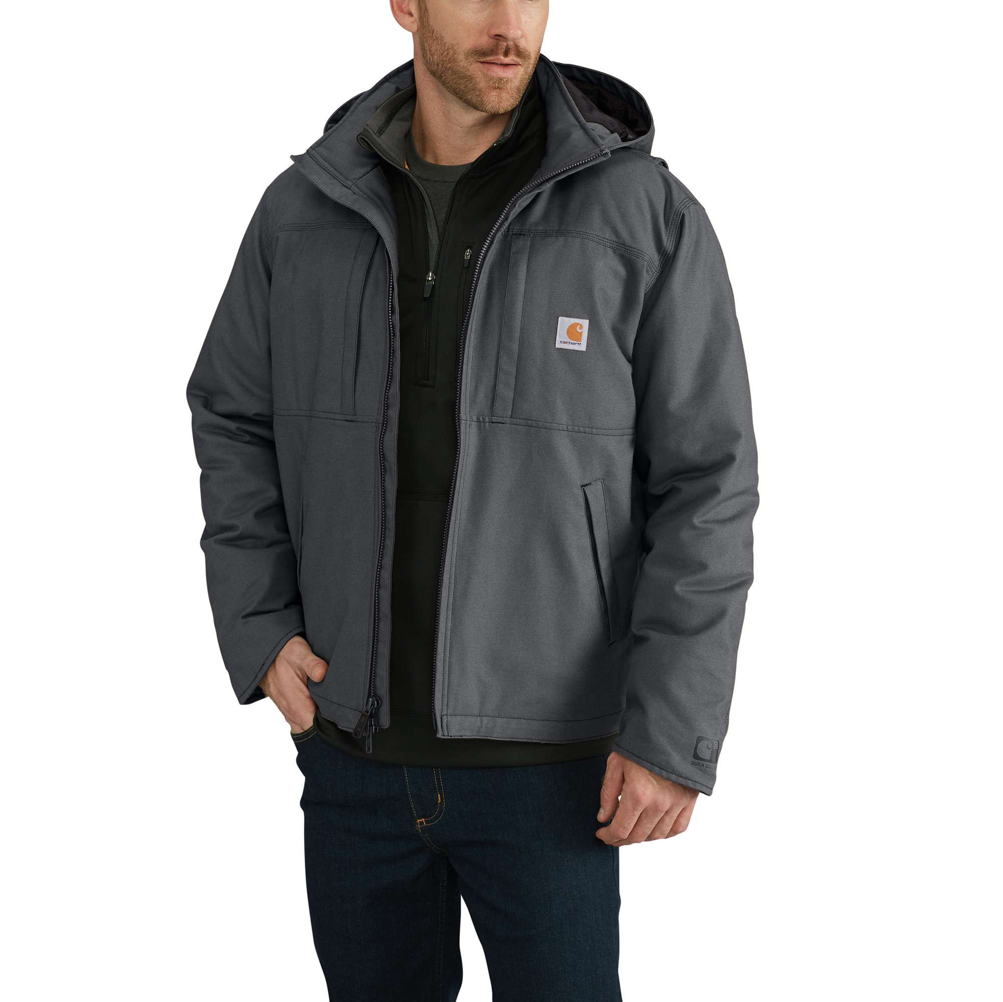 Full Swing® Loose Fit Quick Duck Insulated Jacket - 3 Warmest