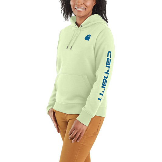 Carhartt Rain Defender Loose Fit Fleece Lined Logo Graphic Sweatshirt
