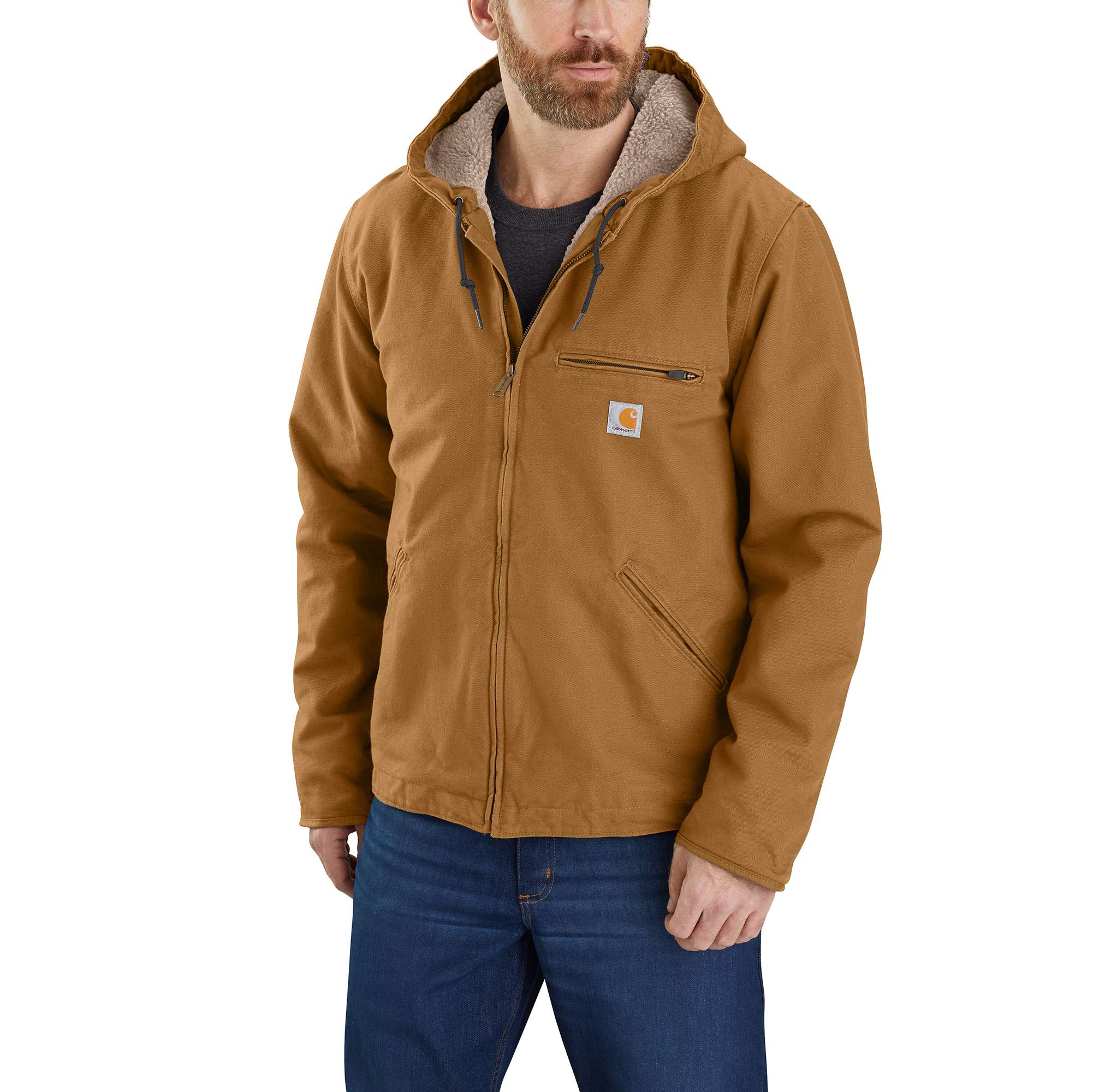 Relaxed Fit Duck Blanket-Lined Detroit Jacket | Carhartt Reworked