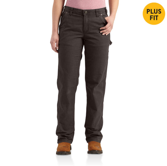 Carhartt double knee work pants woman’s grey 14 slim fit