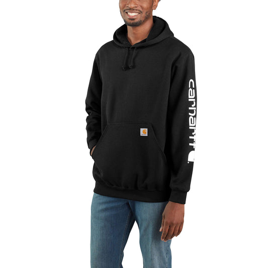 Men's Rain Defender™ Loose Fit Midweight Logo Hoodie, Carhartt