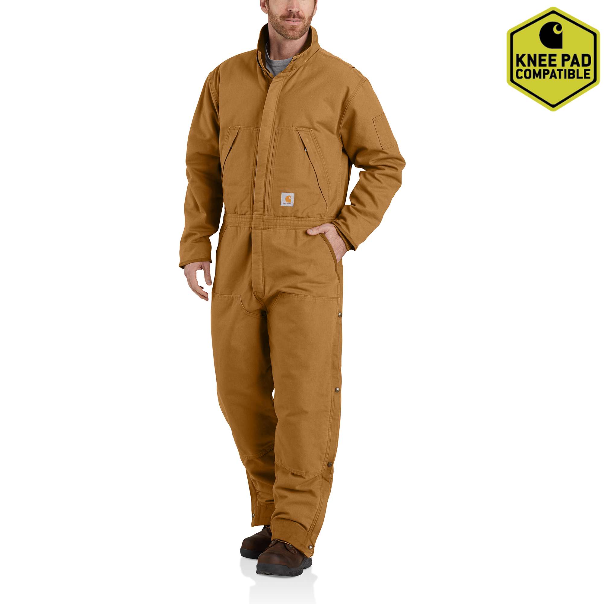 Loose Fit Washed Duck Insulated Coverall | Carhartt Reworked