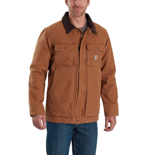 Men's Medium Brown Cotton Duck Active Jacket