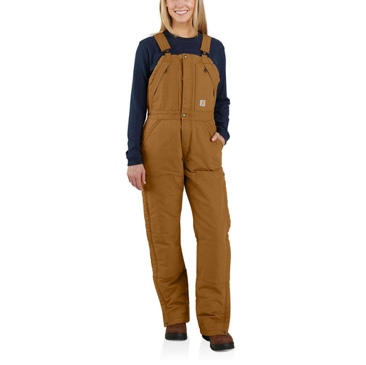 Carhartt Men&s Loose Fit Washed Duck Insulated Coverall | Brown | 2XL