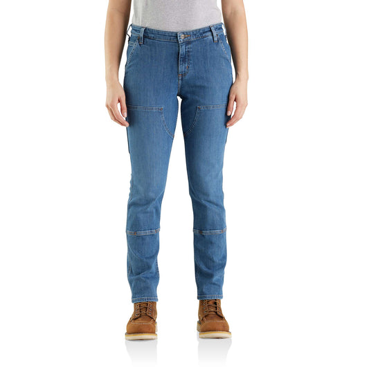 Carhartt Women's Denim Double Front Bib Overall