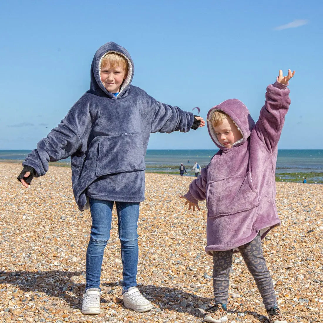 Children's Hooded Wearable Blanket   