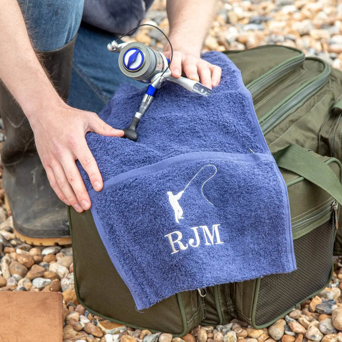 Fishing Towel With Zip Compartment   