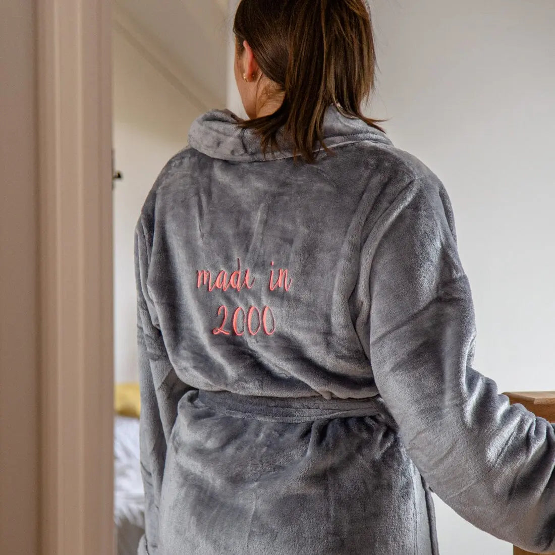 Personalised Bride Dressing Gown – Printed by Rock On Ruby