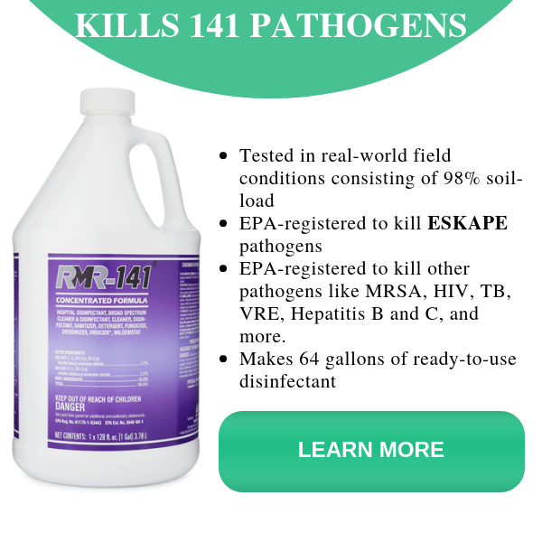 Kills 141 microorganisms