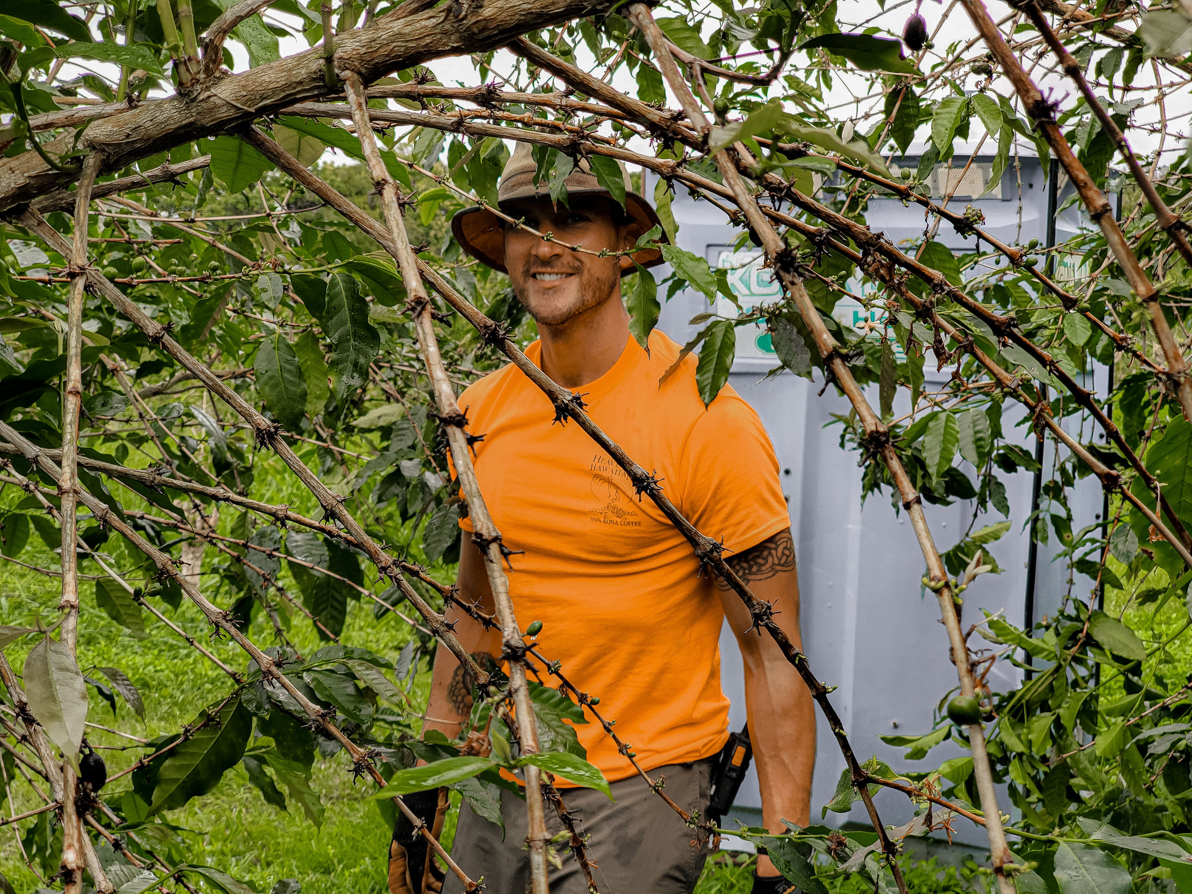 Pruning. March 25. Photograph captured by Ray Taggart.