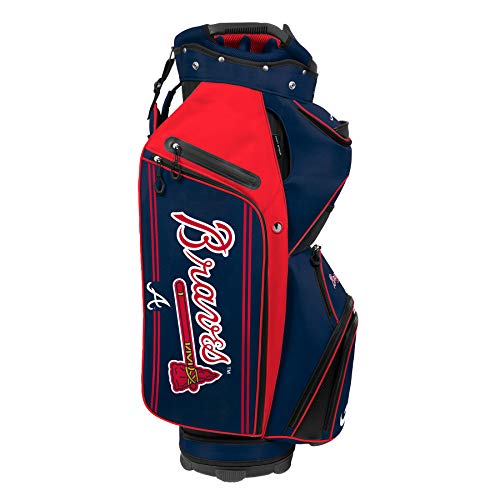 Atlanta Braves Bucket III Cooler Cart Golf Bag | 757 Sports Collectibles