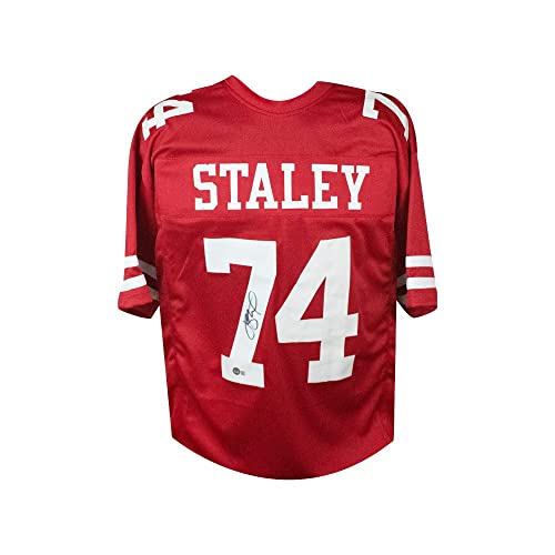 Joe Staley Signed Custom San Francisco 49ers Jersey Beckett COA