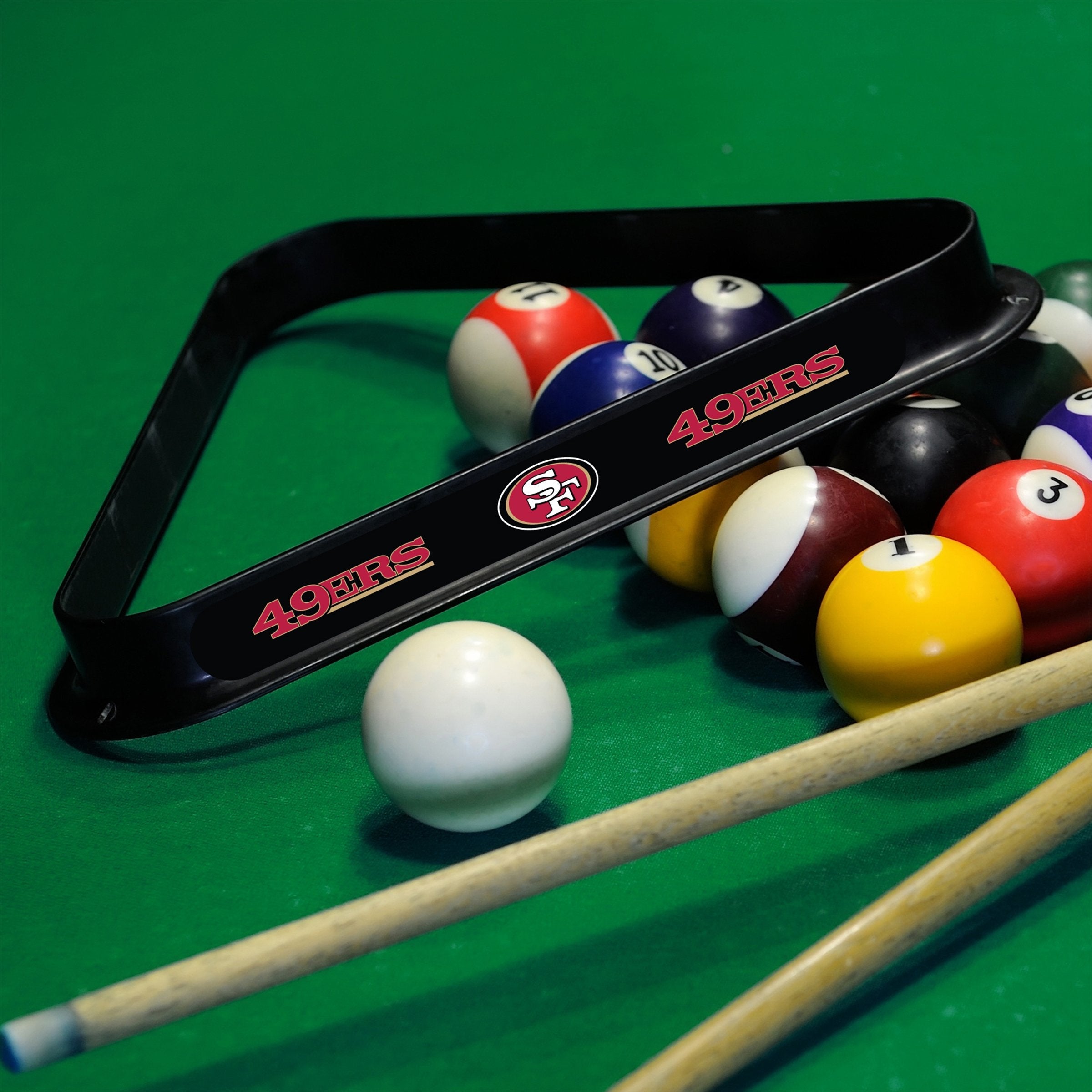 San Francisco 49ers Plastic 8 Ball Rack