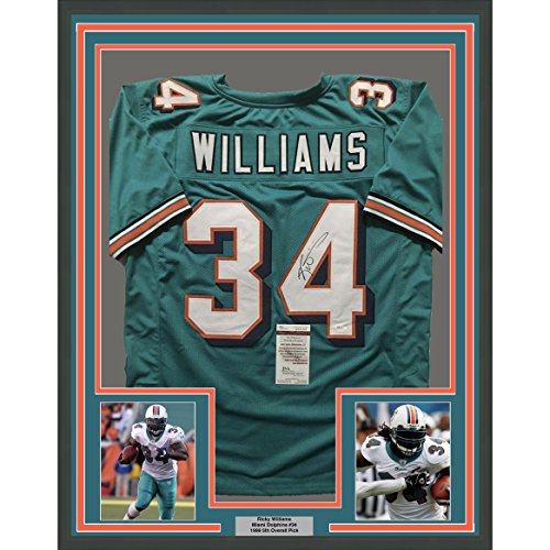 ricky williams signed jersey