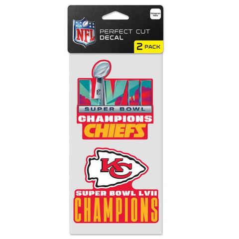 Kansas City Chiefs Super Bowl LVII Champions 2023 Bumper Window Sticker  Decal