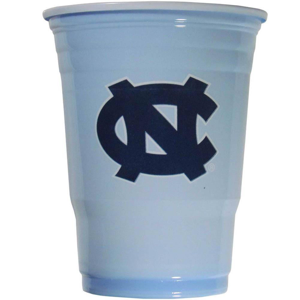 NCAA North Carolina UNC Tar Heels Plastic Game Day Solo Cups (18 pack ...