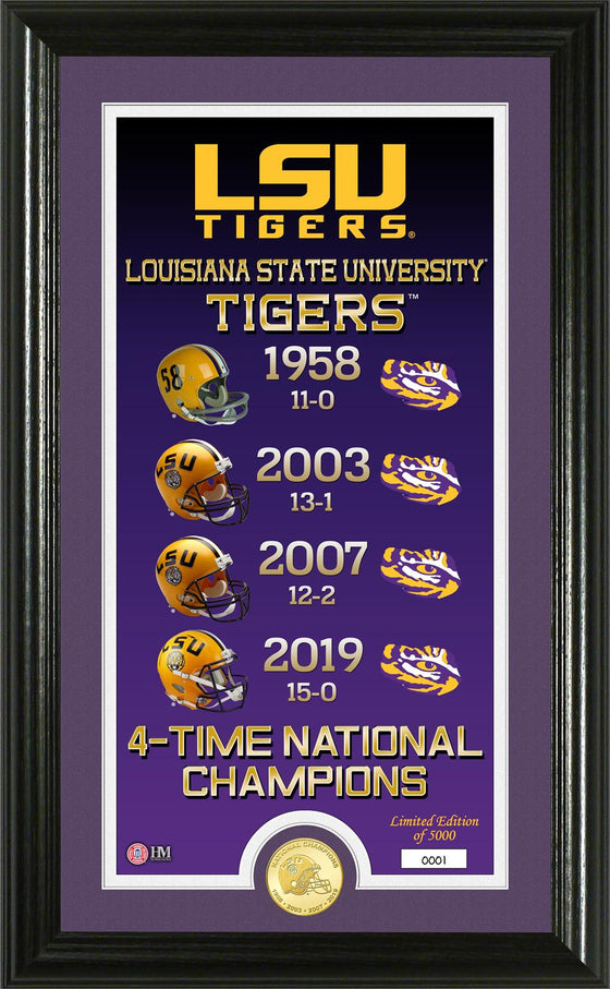 Louisiana State LSU Tigers 2019-2020 NCAA Football National Champions – 757 Sports Collectibles