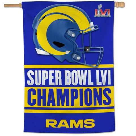 Los Angeles Rams Super Bowl 56 Champions Banner Bronze Coin Photo Mint