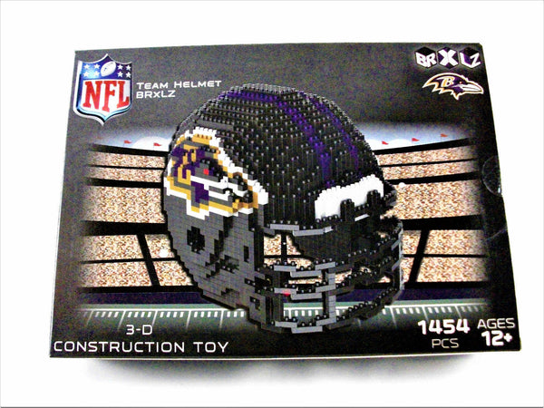 Forever Collectibles Baltimore Ravens BRXLZ 3D Helmet Puzzle