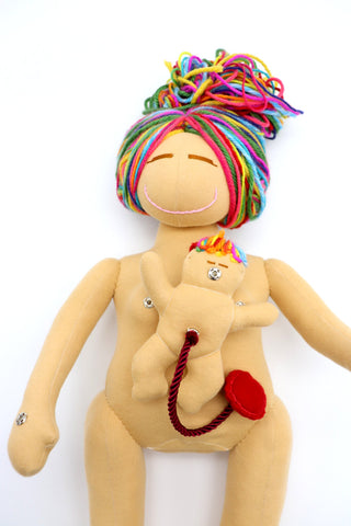 Lamaze doll and baby doll