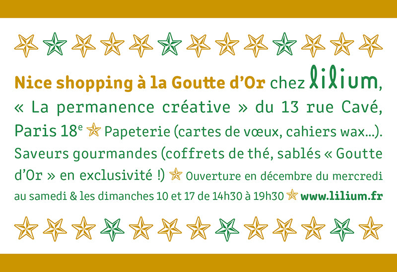 Nice shopping chez Lilium en décembre 2017