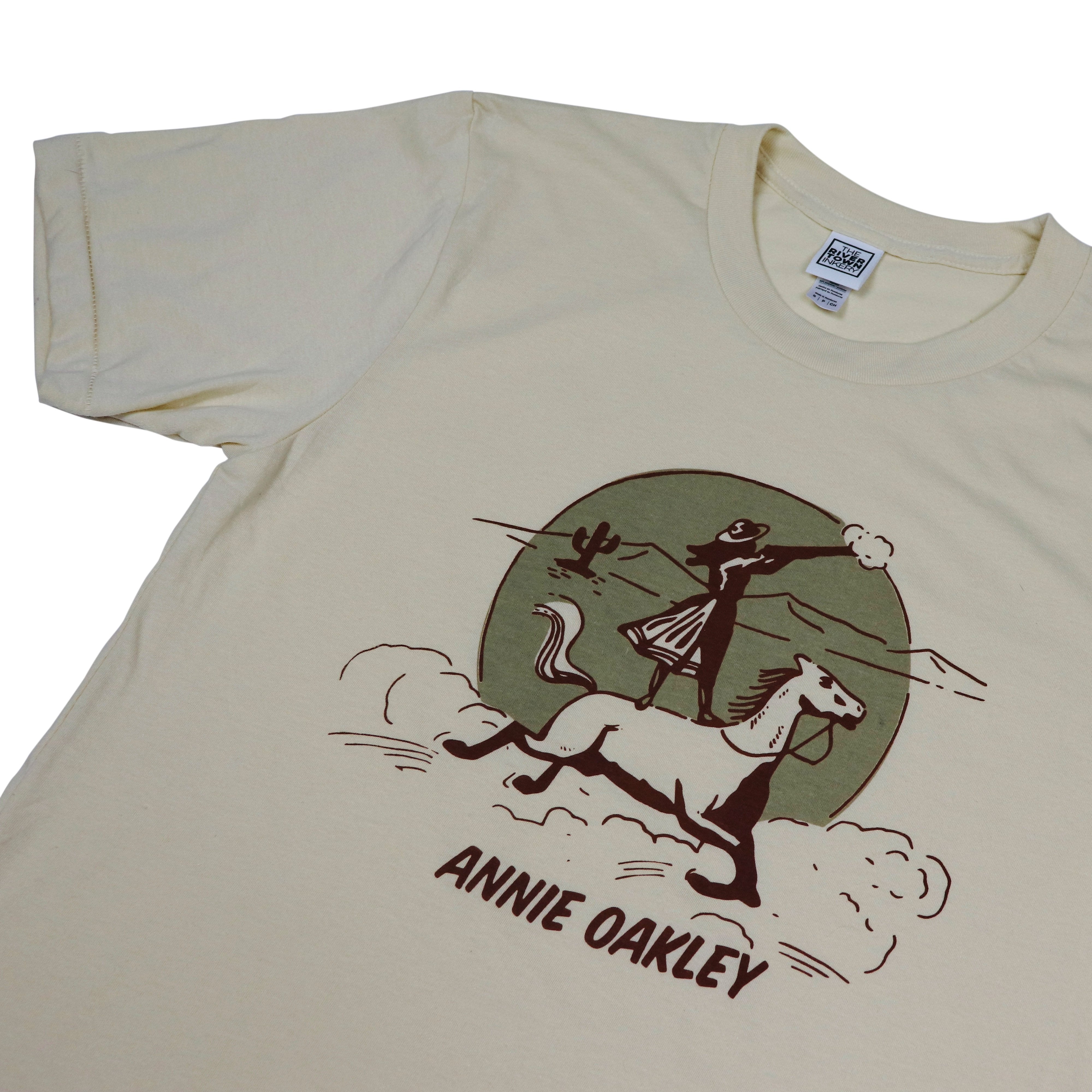 Annie Oakley Vintage Tee - Cincinnati Mens & Womens Shirt – Rivertown  Inkery & Apparel