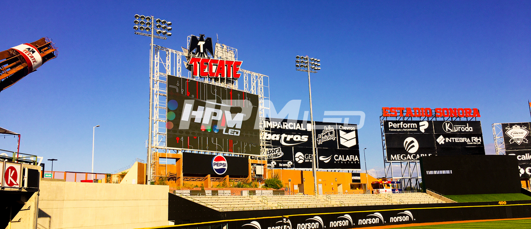 Proyecto Pantalla LED HPMLED Estadio Hermosillo