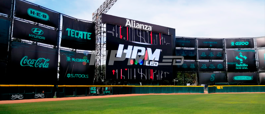 Proyecto Pantalla LED HPMLED Estadio Saraperos de Saltillo