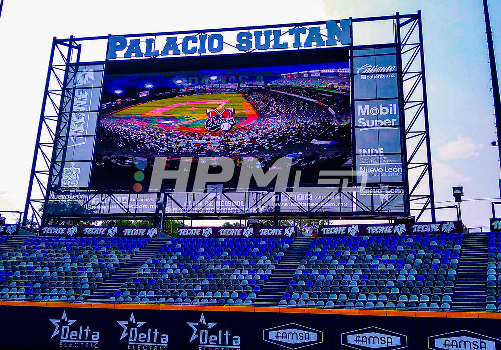 Proyecto Pantalla LED HPMLED Estadio Sultanes de Monterrey