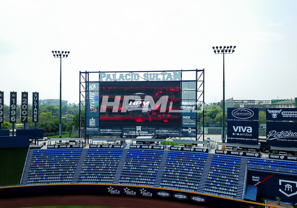 Proyecto Pantalla LED HPMLED Estadio Sultanes de Monterrey