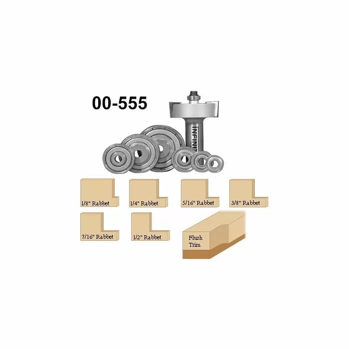 Infinity Tools 10-Pc. Essential Router Bit Set - Image 8