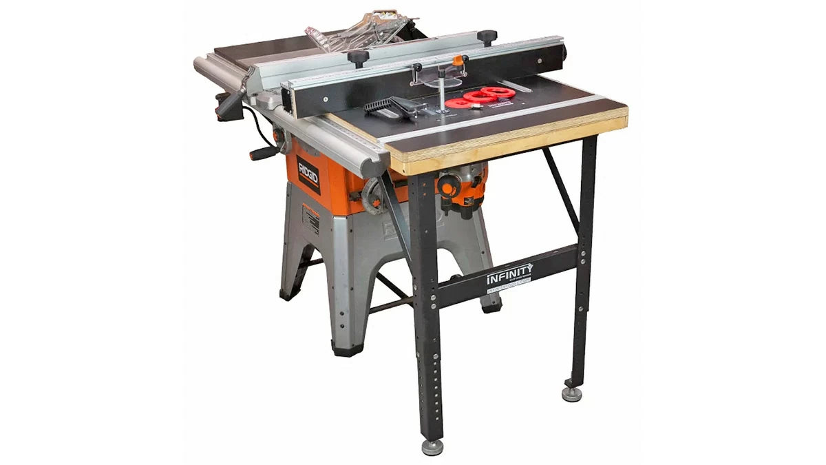 The Infinity Table Saw Router Packages include everything you need to turn your table saw's extension wing into a full-function router station, without taking up valuable shop space.