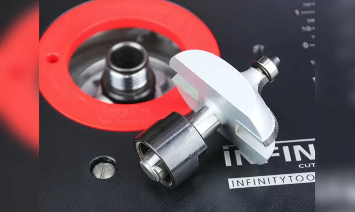 Don't let you router bit bottom out. Collets pull the router bit down into the router slightly as they are tightened. If the router bit shank bottoms out, the collet will not be able to clamp properly.
