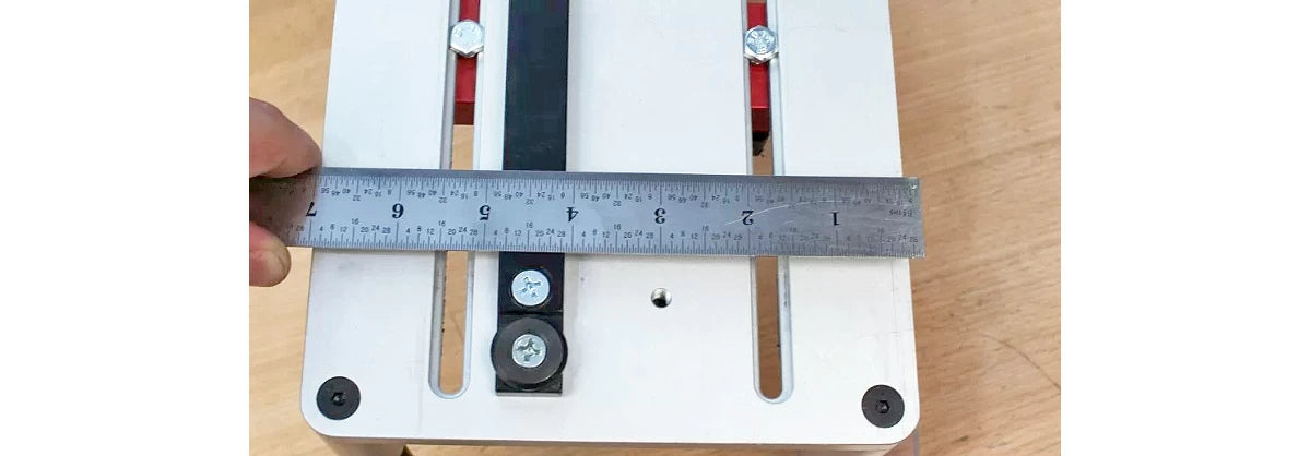 The optional Miter Bar (COP-MB1) can be mounted either 3