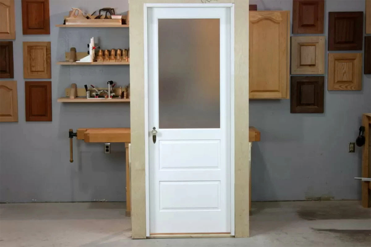 Building an entry door or passage door is easy to do with the right techniques and tools.