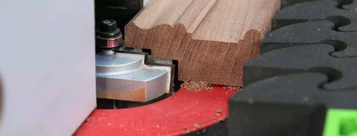 The unique Infinity Tools Stepped Rabbet Router Bit 35-857 makes a dedicated rabbet for the glass which protects it from potential damage from fasteners used to secure the picture into the frame.