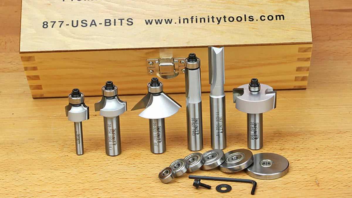 Every workshop with a router will need to reach for one of these six router bits at some point in the project