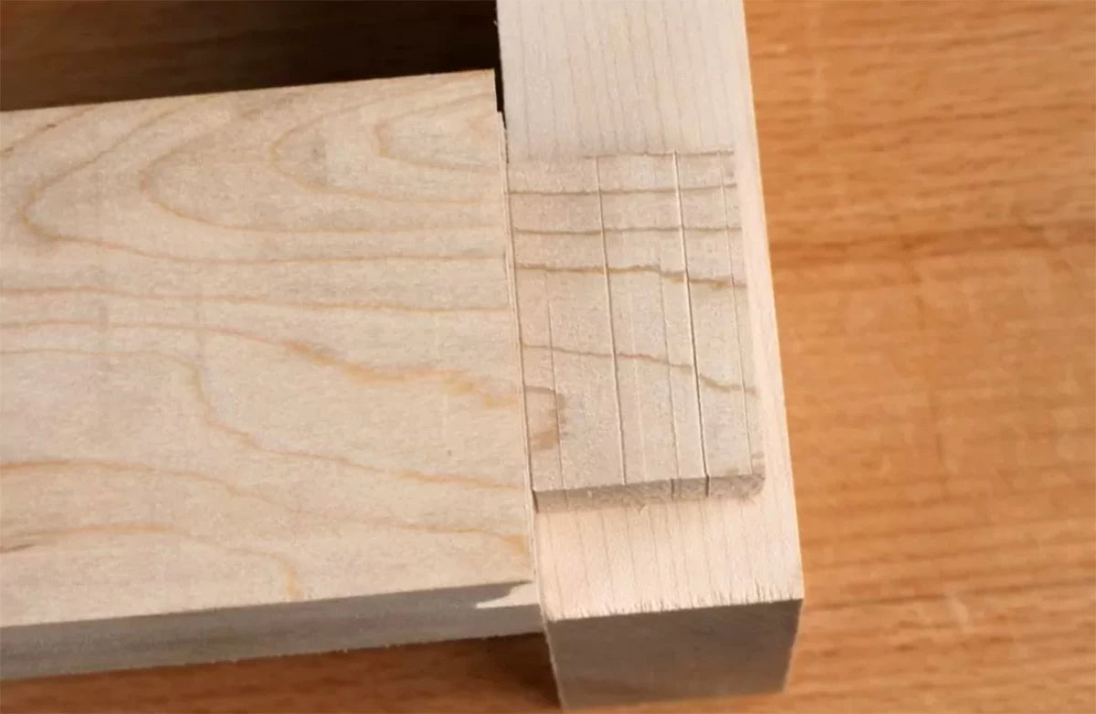 I use the tenon itself to lay out the location of the mortise in the stile.