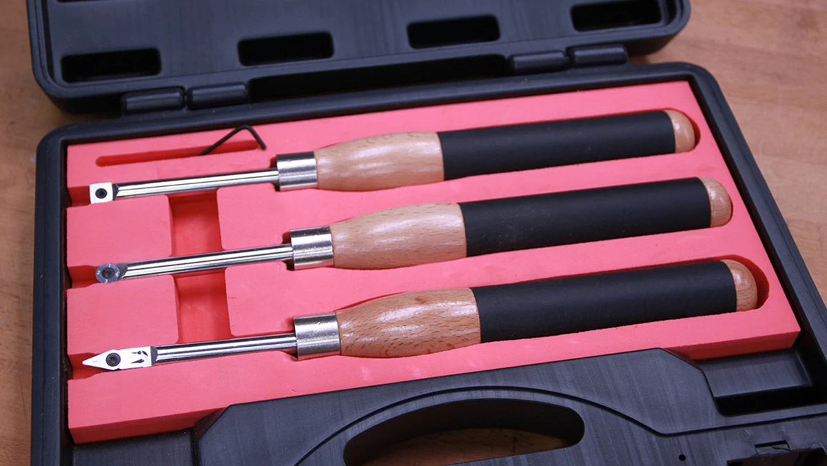 The 3-Pc Carbide Turning Set, with Case