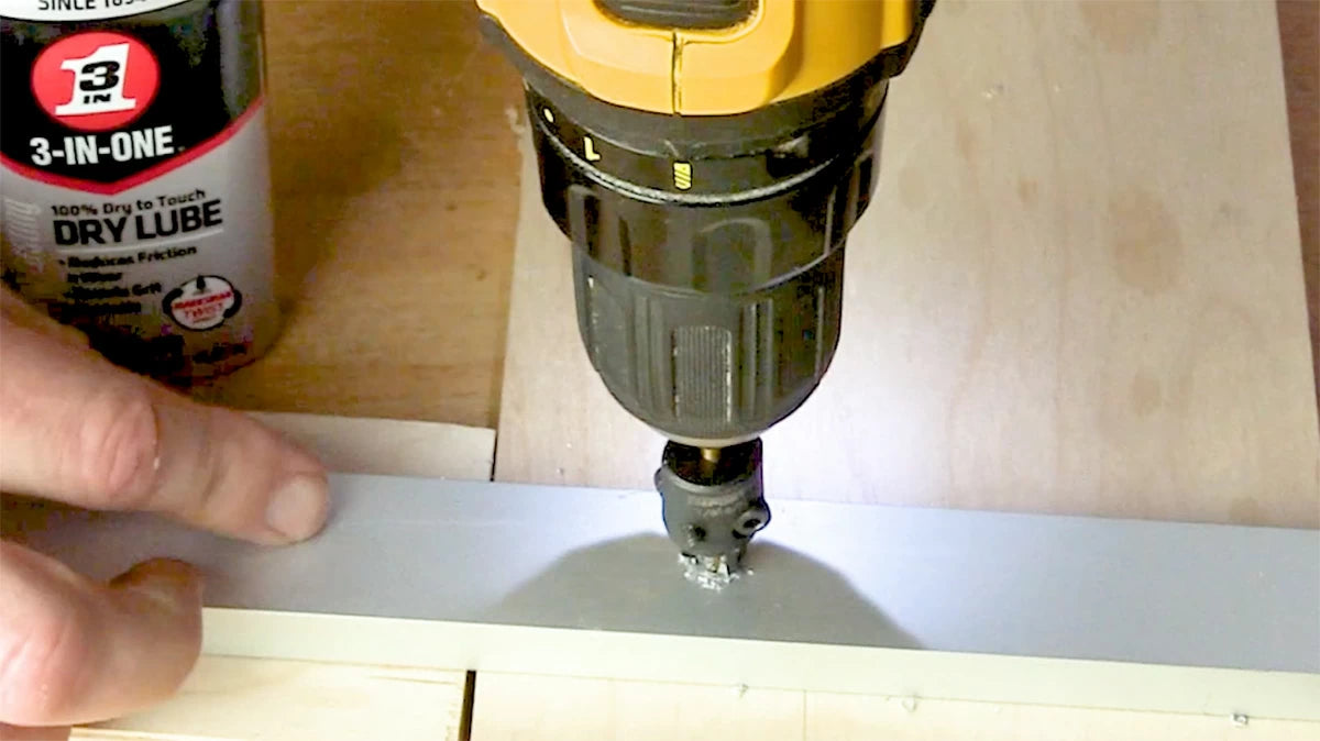 82° Cutting Angle Carbide tips stand up to wood, composites, and non-ferrous metals like aluminum.