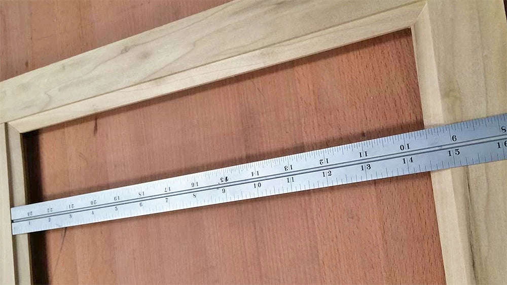 Measure the interior dimensions of your door to determine the length of your muntins.