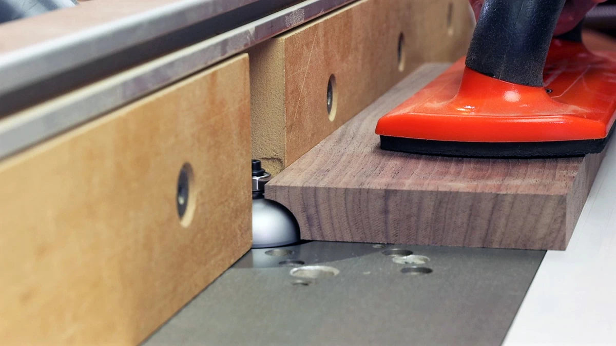 Use the mating table top to check the fit on this cut.