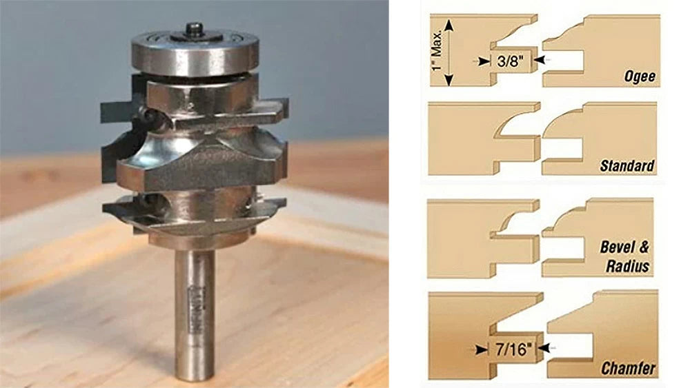 We used this cutterhead in our shaper, but it runs just as well in a router table.