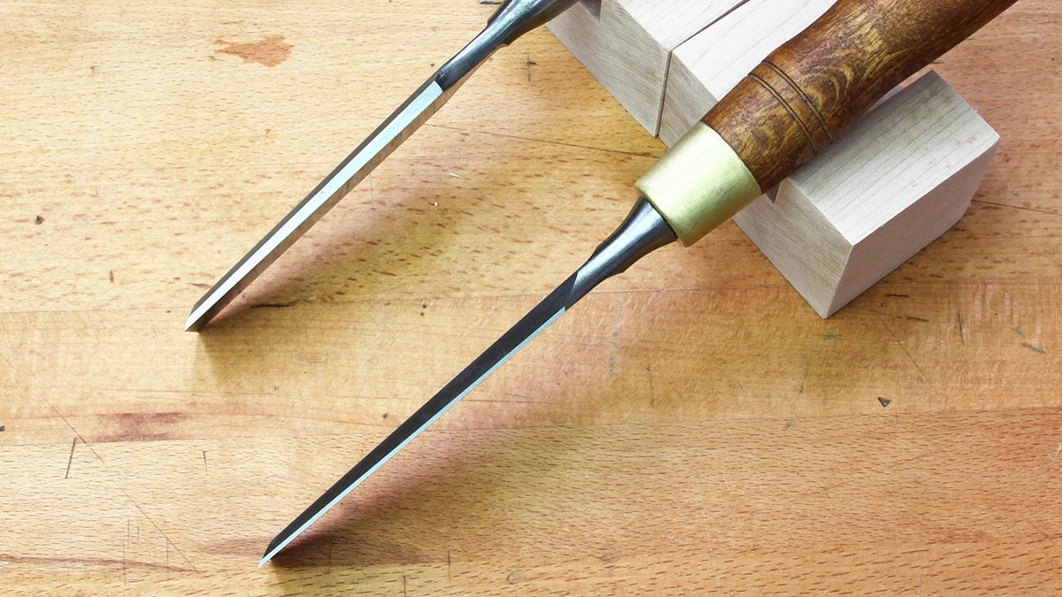 Narex Wood Line Plus bench chisels have a much thinner square edge and a more refined feel than many similarly priced chisels.