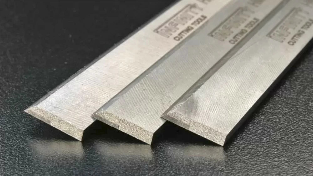 Infinity Carbide Tipped Knives can last as much as 10 times longer than a stock steel knife.