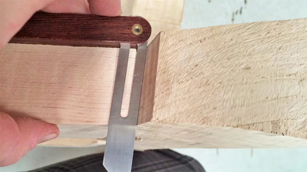 Use a sliding bevel gauge to determine top angle.