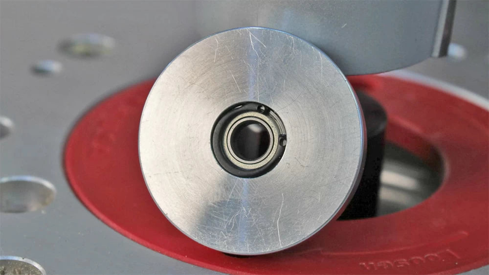 The Mega-Rabbet Router Bit and Bearing Set features a 2